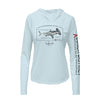 Hammerhead Shark Conservation Status Hoodie | Womens Recycled Solar Performance