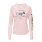 Hammerhead Shark Conservation Status Hoodie | Womens Recycled Solar Performance