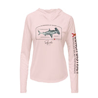 Hammerhead Shark Conservation Status Hoodie | Womens Recycled Solar Performance