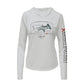 Hammerhead Shark Conservation Status Hoodie | Womens Recycled Solar Performance