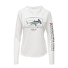 Hammerhead Shark Conservation Status Hoodie | Womens Recycled Solar Performance
