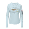 Lemon Shark Conservation Status Hoodie | Womens Recycled Solar Performance