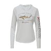 Lemon Shark Conservation Status Hoodie | Womens Recycled Solar Performance