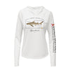 Lemon Shark Conservation Status Hoodie | Womens Recycled Solar Performance