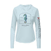 Pygmy Seahorse Conservation Status Hoodie | Womens Recycled Solar Performance