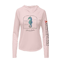 Pygmy Seahorse Conservation Status Hoodie | Womens Recycled Solar Performance