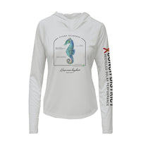 Pygmy Seahorse Conservation Status Hoodie | Womens Recycled Solar Performance