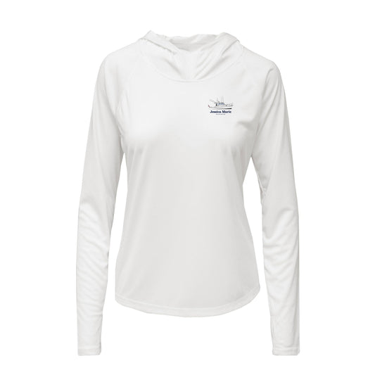 Women’s Custom Hooded Boat Shirt – UPF 50+ Sun Protection | Made from Recycled Water Bottles