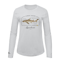 Lemon Shark Conservation Status Shirt | Womens Recycled Solar Performance