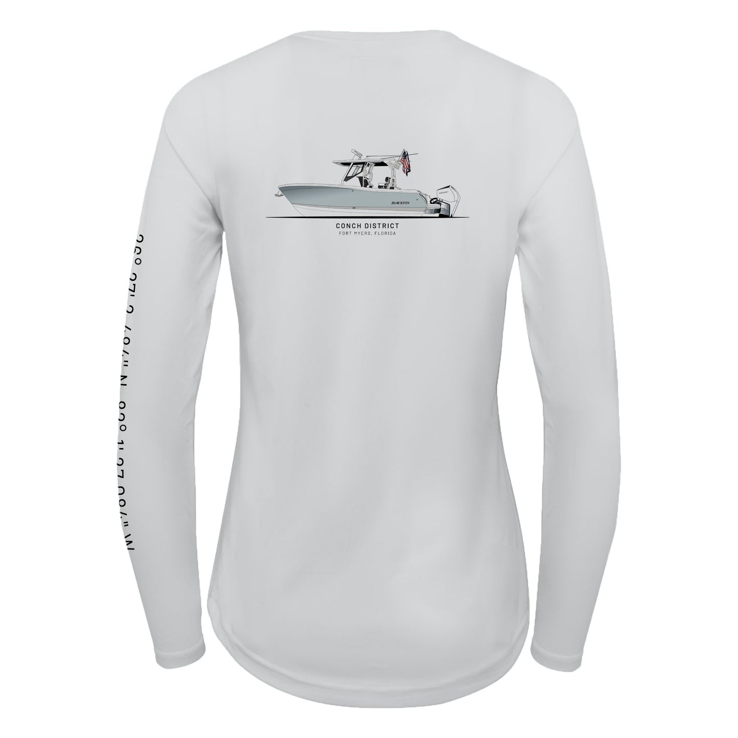 Women’s Custom Long Sleeve Boat Shirt – UPF 50+ Sun Protection | Made from Recycled Water Bottles