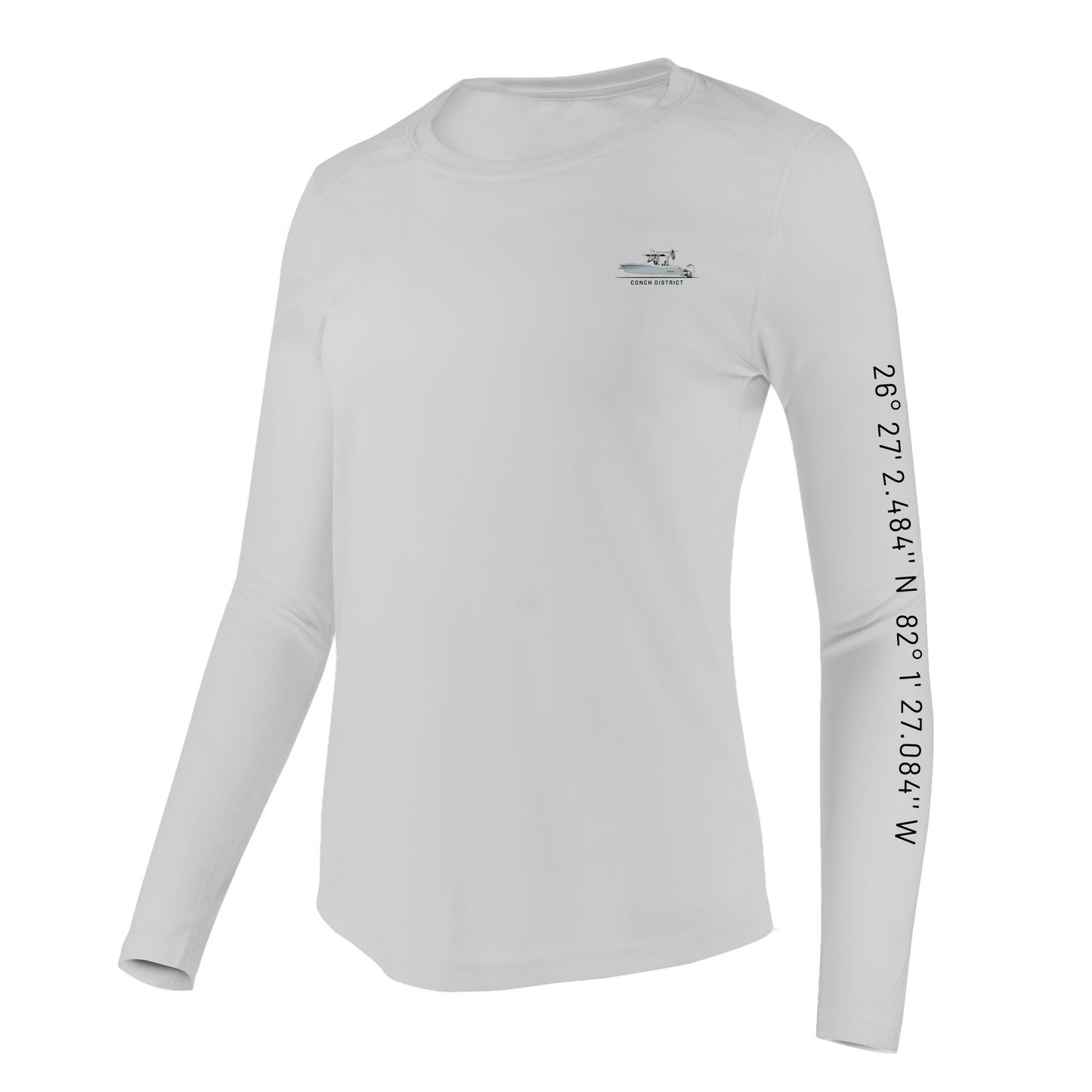 Women’s Custom Long Sleeve Boat Shirt – UPF 50+ Sun Protection | Made from Recycled Water Bottles