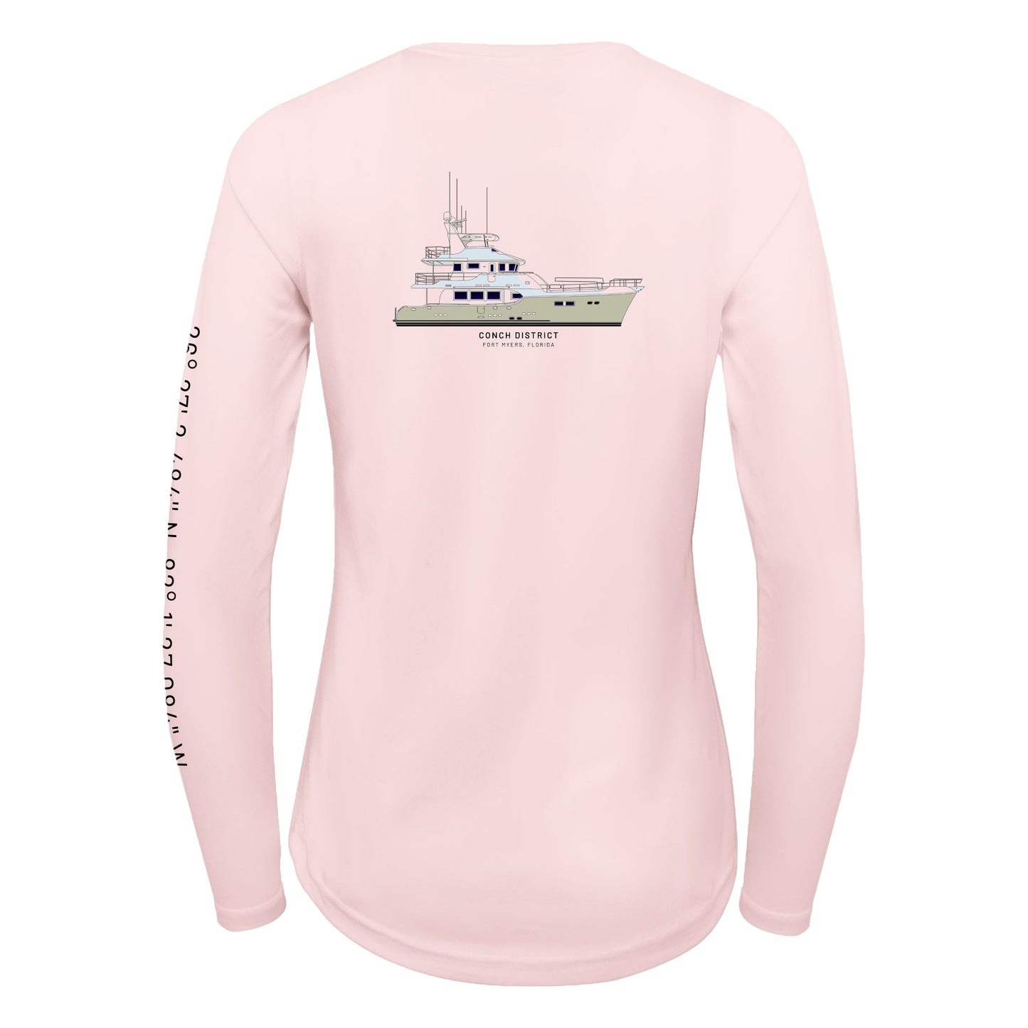 Women’s Custom Long Sleeve Boat Shirt – UPF 50+ Sun Protection | Made from Recycled Water Bottles