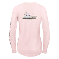 Women’s Custom Long Sleeve Boat Shirt – UPF 50+ Sun Protection | Made from Recycled Water Bottles