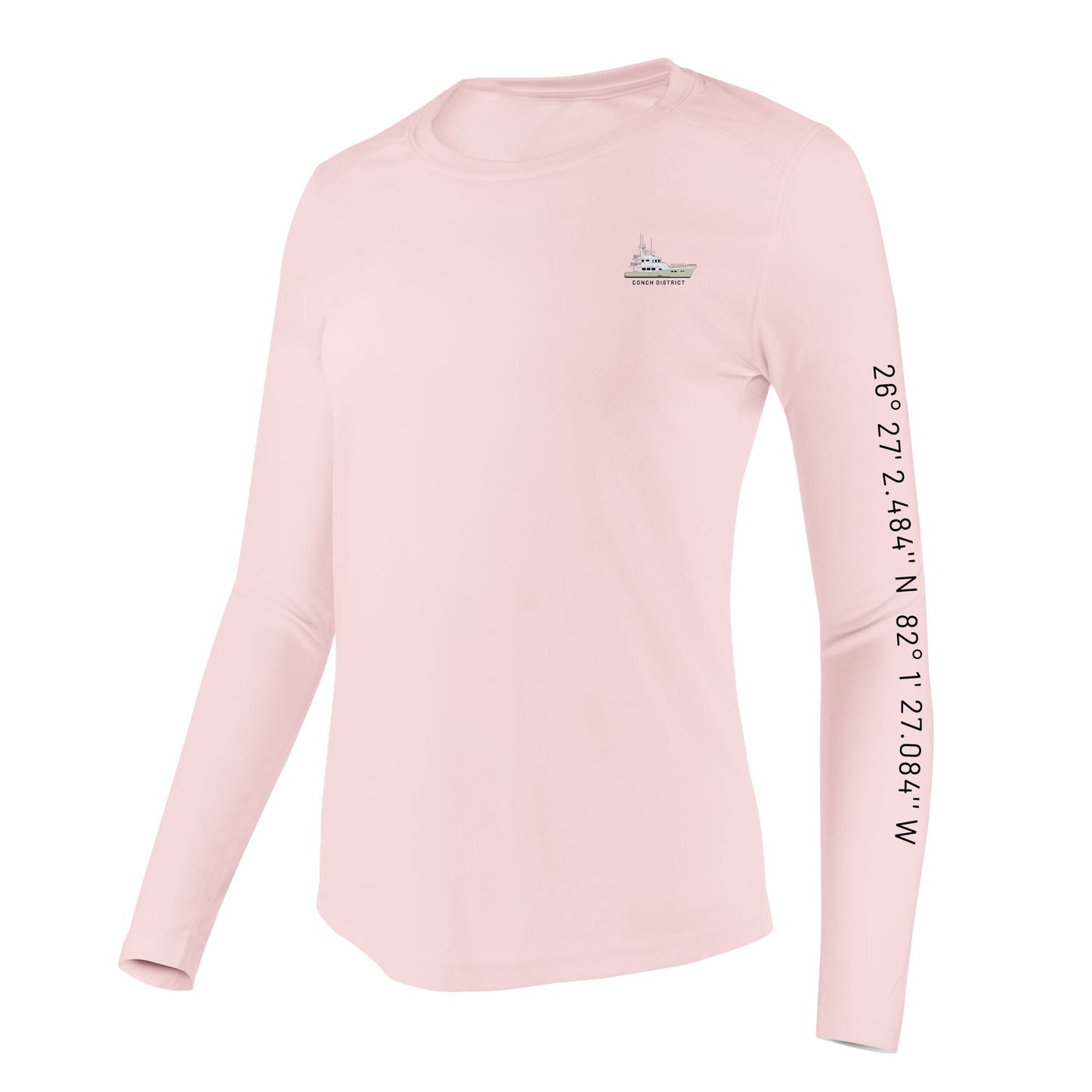 Women’s Custom Long Sleeve Boat Shirt – UPF 50+ Sun Protection | Made from Recycled Water Bottles