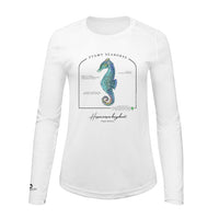 Pygmy Seahorse Conservation Status Shirt | Womens Recycled Solar Performance