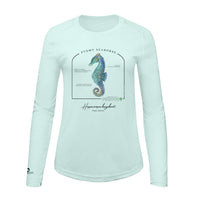 Pygmy Seahorse Conservation Status Shirt | Womens Recycled Solar Performance