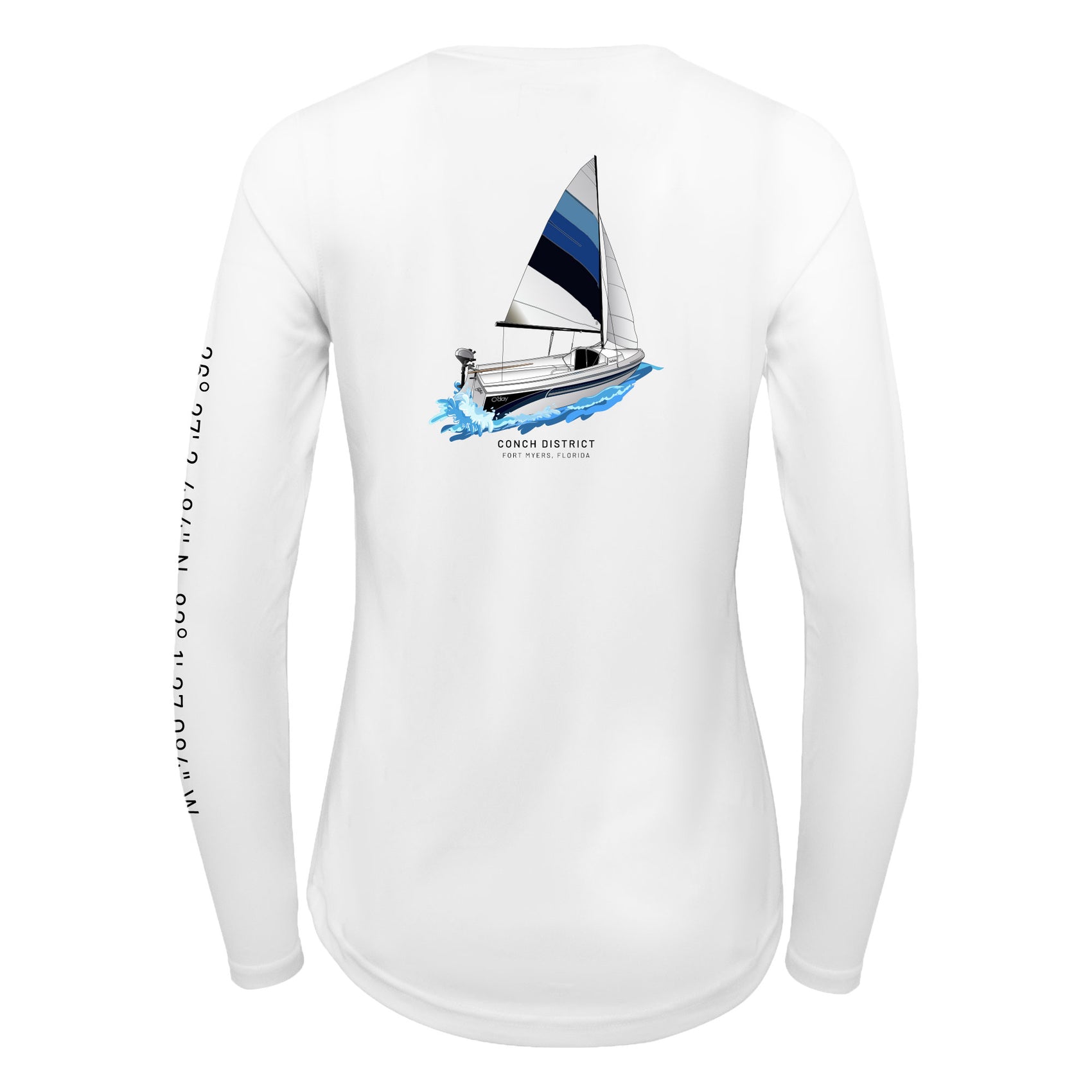 Women’s Custom Long Sleeve Boat Shirt – UPF 50+ Sun Protection | Made from Recycled Water Bottles
