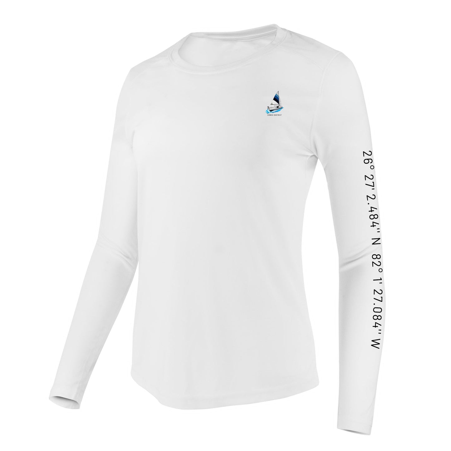 Women’s Custom Long Sleeve Boat Shirt – UPF 50+ Sun Protection | Made from Recycled Water Bottles