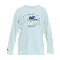 Atlantic Sailfish Conservation Status UPF 50+ Sun Protection Shirt Toddler & Youth