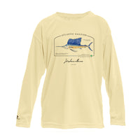 Atlantic Sailfish Conservation Status UPF 50+ Sun Protection Shirt Toddler & Youth