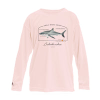 Great White Shark Conservation Status UPF 50+ Sun Protection Shirt Toddler & Youth
