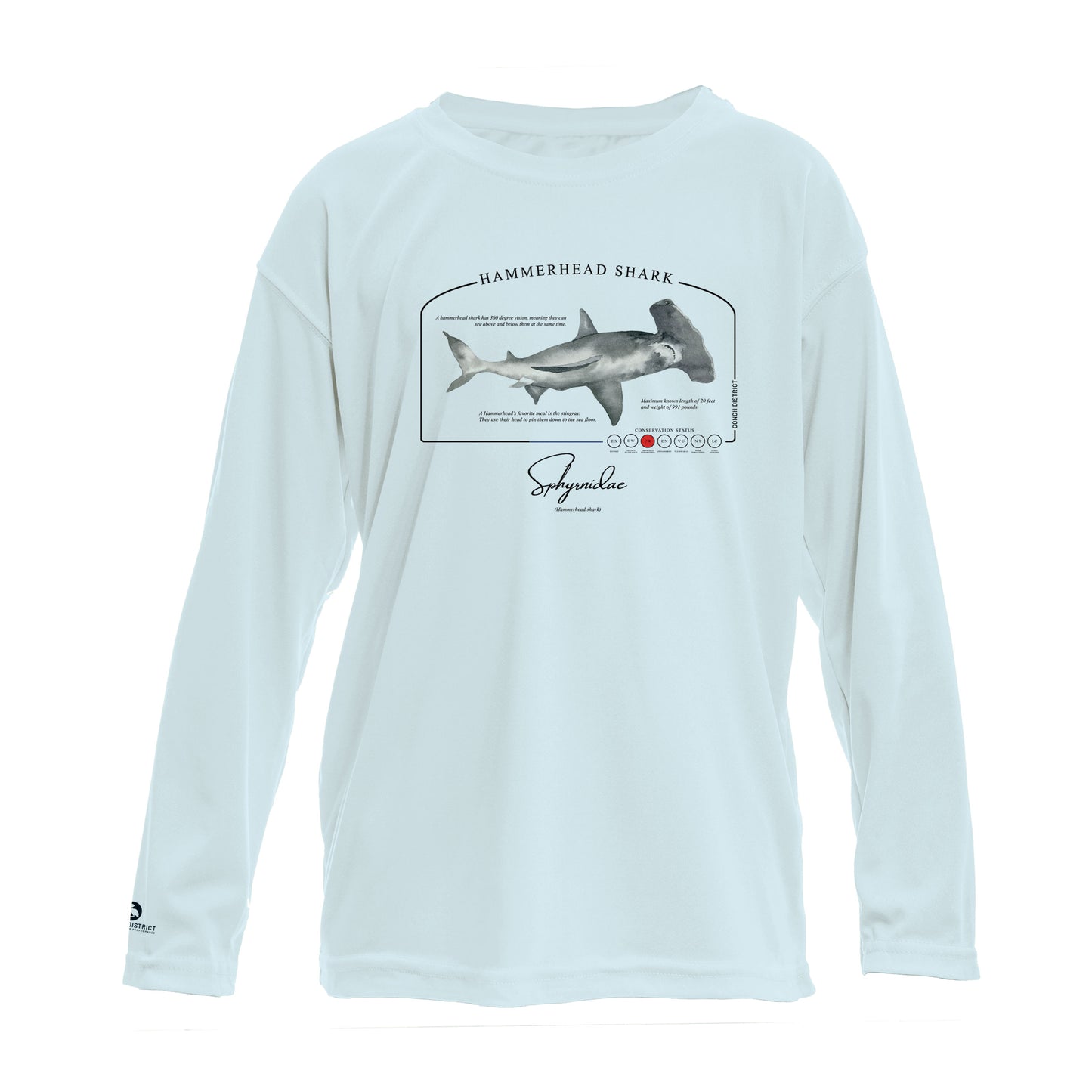 Hammerhead Shark UPF 50+ Sun Protection Shirt Toddler & Youth