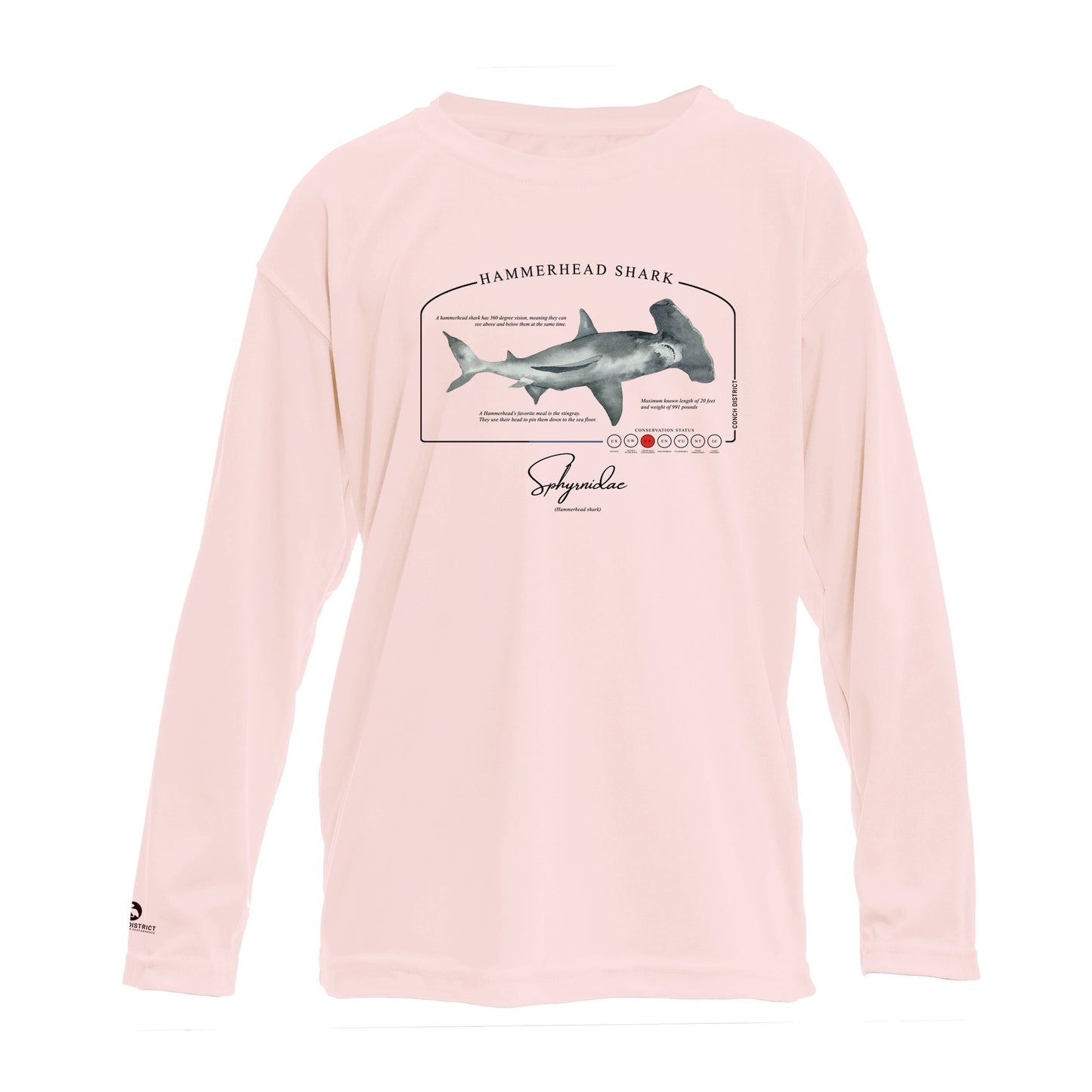 Hammerhead Shark UPF 50+ Sun Protection Shirt Toddler & Youth