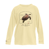 Hawksbill Sea Turtle Conservation Status UPF 50+ Sun Protection Shirt Toddler & Youth