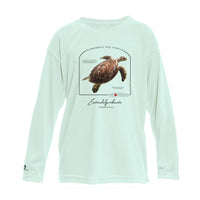 Hawksbill Sea Turtle Conservation Status UPF 50+ Sun Protection Shirt Toddler & Youth