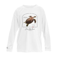 Hawksbill Sea Turtle Conservation Status UPF 50+ Sun Protection Shirt Toddler & Youth