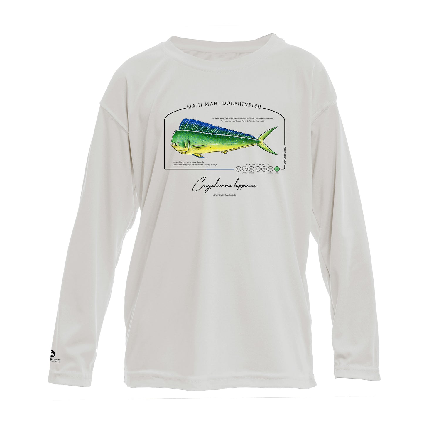 Mahi Mahi Dolphinfish Conservation Status UPF 50+ Sun Protection Shirt Toddler & Youth