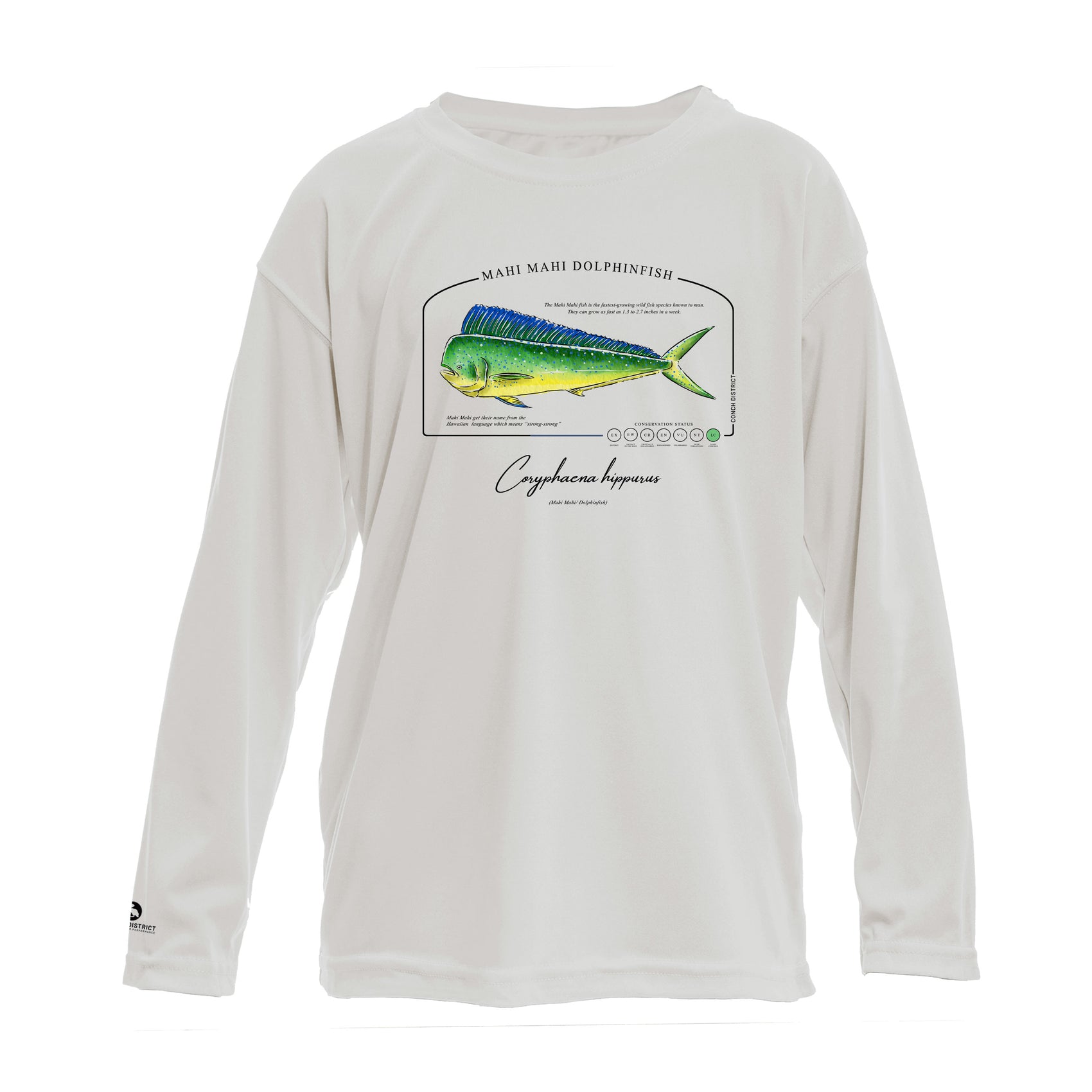 Mahi Mahi Dolphinfish Conservation Status UPF 50+ Sun Protection Shirt Toddler & Youth