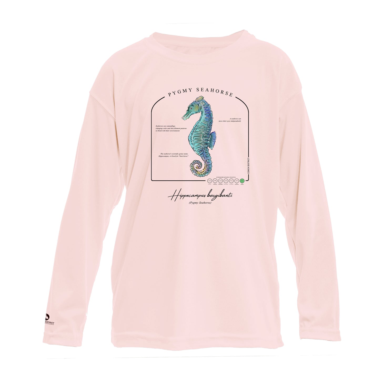 Pygmy Seahorse Conservation Status UPF 50+ Sun Protection Shirt Toddler & Youth