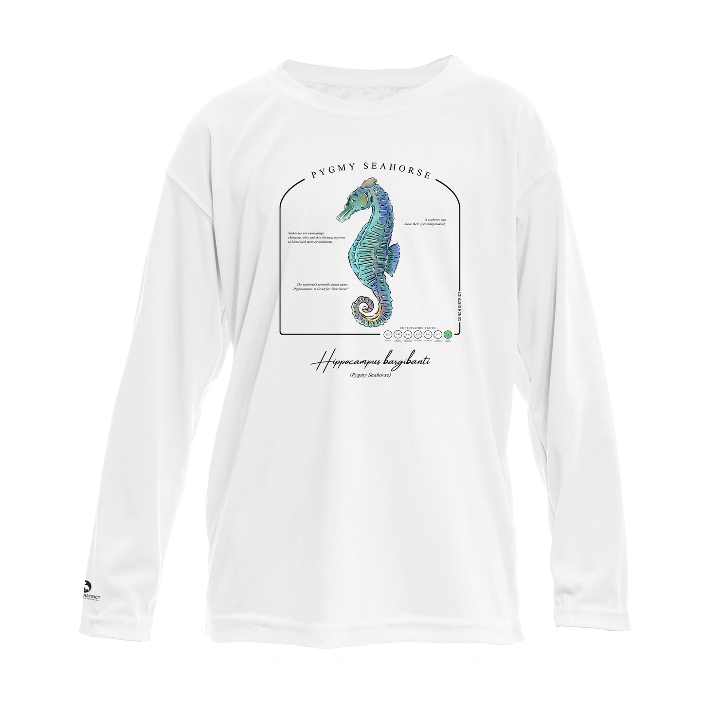 Pygmy Seahorse Conservation Status UPF 50+ Sun Protection Shirt Toddler & Youth