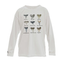Shark Tooth Identification UPF 50+ Sun Protection Shirt Toddler & Youth