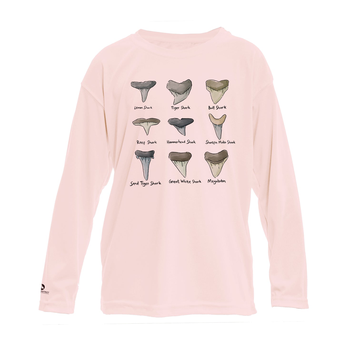 Shark Tooth Identification UPF 50+ Sun Protection Shirt Toddler & Youth