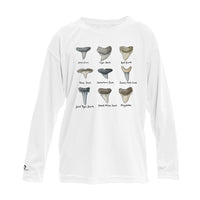 Shark Tooth Identification UPF 50+ Sun Protection Shirt Toddler & Youth