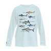 Types of Sharks UPF 50+ Sun Protection Shirt Toddler & Youth