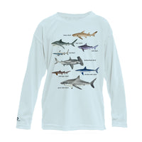 Types of Sharks UPF 50+ Sun Protection Shirt Toddler & Youth