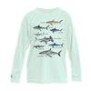 Types of Sharks UPF 50+ Sun Protection Shirt Toddler & Youth