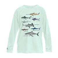 Types of Sharks UPF 50+ Sun Protection Shirt Toddler & Youth